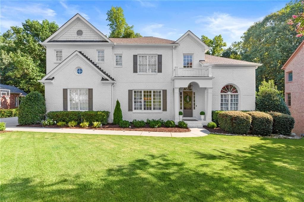 6 bedroom, 6 bathroom, 5,553 sq ft single family residence sold at 235 Lake Summit View, Atlanta, GA 30342