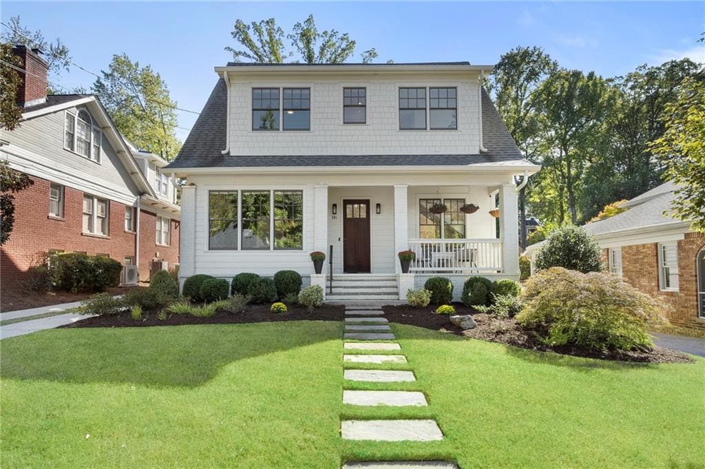 4 bedroom, 5 bathroom, 4,240 sq ft single family residence sold at 801 Adair Avenue, Atlanta, GA 30306