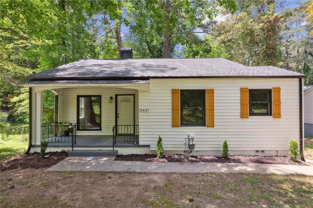 3 bedroom, 1 bathroom, 1,556 sq ft single family residence sold at 3437 Harris Drive, Atlanta, GA 30337