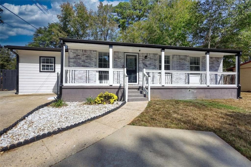 4 bedroom, 2 bathroom, 1,508 sq ft single family residence sold at 1506 Ravenel Road, Conley, GA 30288