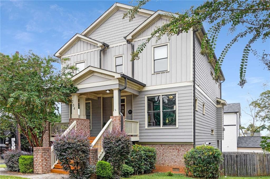 4 bedroom, 3 bathroom, 3,110 sq ft single family residence sold at 204 S Howard Street, Atlanta, GA 30317