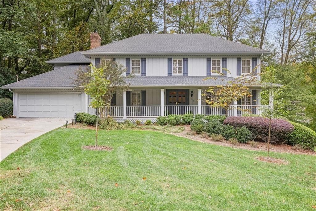 5 bedroom, 4 bathroom, 3,742 sq ft single family residence sold at 5156 Pine Branch Point, Atlanta, GA 30338