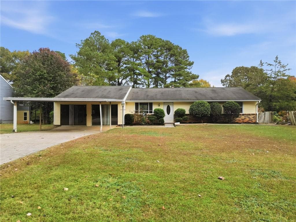 4 bedroom, 2 bathroom, 1,820 sq ft single family residence sold at 1680 Wingard Drive, Marietta, GA 30062