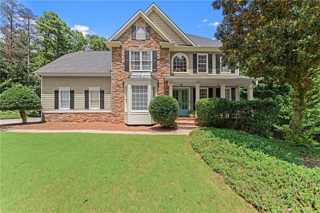 5 bedroom, 4 bathroom, 3,004 sq ft single family residence sold at 4015 Eyrie Farms Lane, Cumming, GA 30041