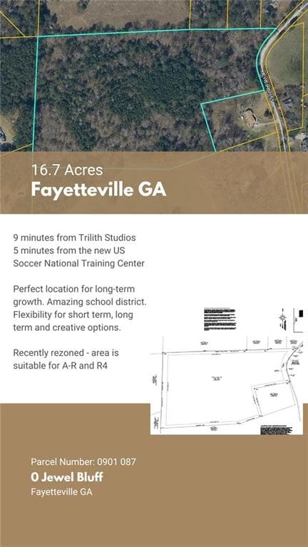 unimproved land for sale at 0 JEWEL, Fayetteville, GA 30214 — photo 1 of 2