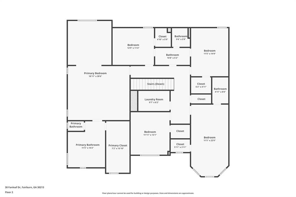 6 bedroom, 4 bathroom, 4,730 sq ft single family residence under contract at 30 Fanleaf Drive, Fairburn, GA 30213 — photo 5
