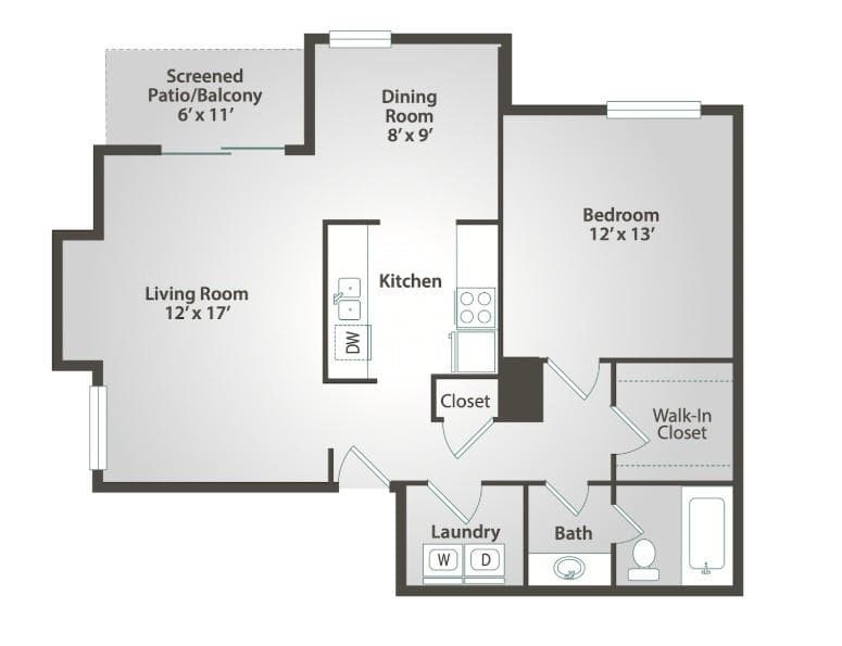 1 bedroom, 1 bathroom, 854 sq ft apartment for rent at 7100 Roswell Road 40007, Atlanta, GA 30328 for $1,380 a month — photo 7