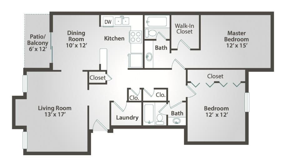 2 bedroom, 2 bathroom, 1,350 sq ft apartment for rent at 7100 Roswell Road 39891, Atlanta, GA 30328 for $1,775 a month