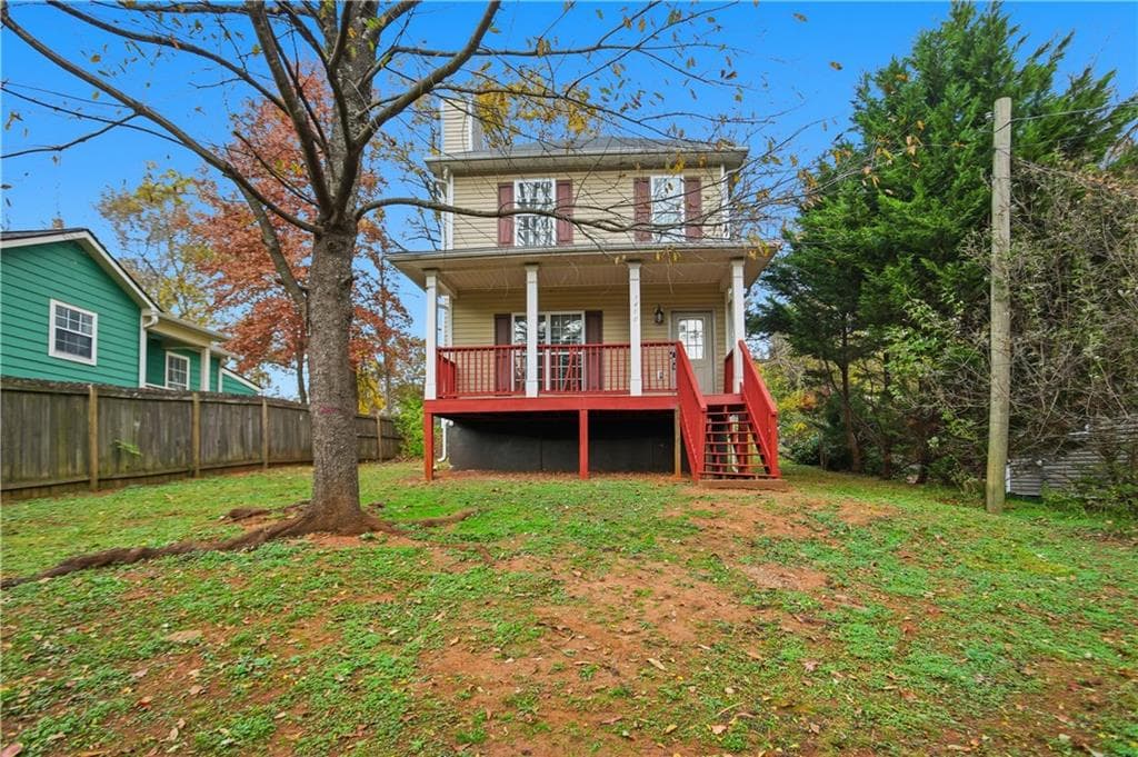 3 bedroom, 3 bathroom, 1,480 sq ft single family residence sold at 1418 Woodbine Avenue, Atlanta, GA 30317