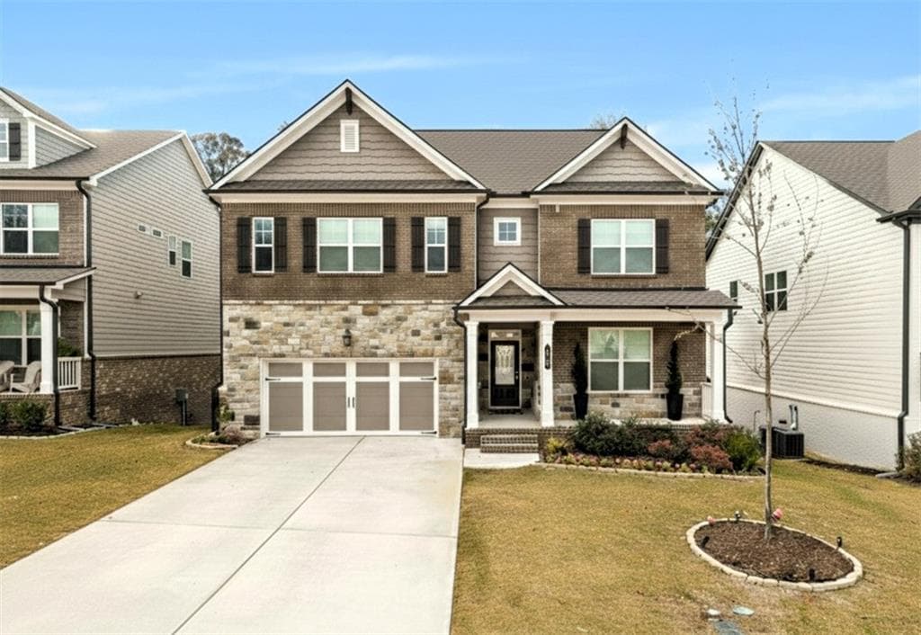 5 bedroom, 4 bathroom, 3,569 sq ft single family residence for sale at 338 Ryston Way, Lawrenceville, GA 30045