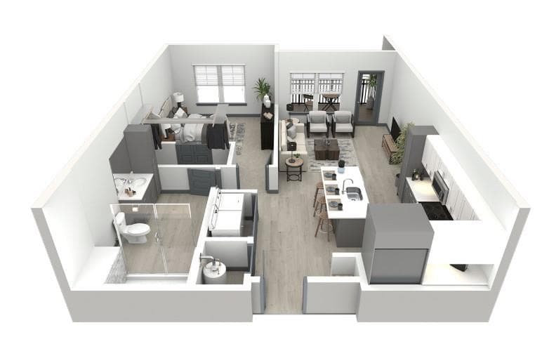 1 bedroom, 1 bathroom, 862 sq ft apartment for rent at 1100 Industrial Boulevard 5404, Sugar Hill, GA 30518 for $1,771 a month — photo 6