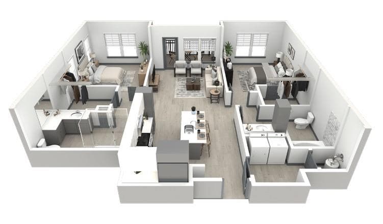 2 bedroom, 2 bathroom, 1,354 sq ft apartment for rent at 1100 Industrial Boulevard 5206, Sugar Hill, GA 30518 for $2,346 a month — photo 6