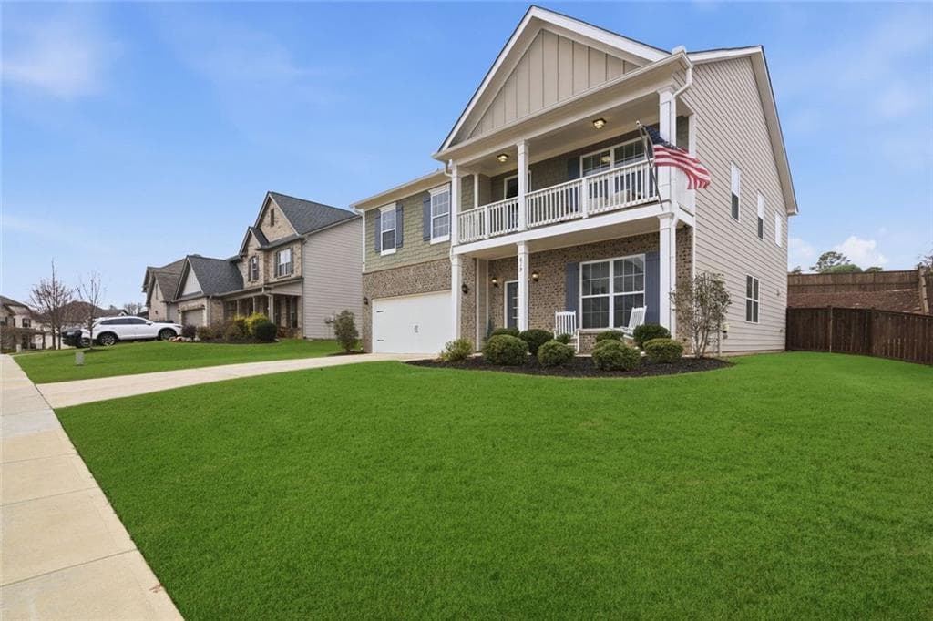 4 bedroom, 3 bathroom, 2,745 sq ft single family residence sold at 619 Little Bear Loop, Canton, GA 30114