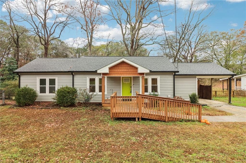3 bedroom, 2 bathroom, 1,516 sq ft single family residence sold at 1482 Whitfield Street, Smyrna, GA 30080