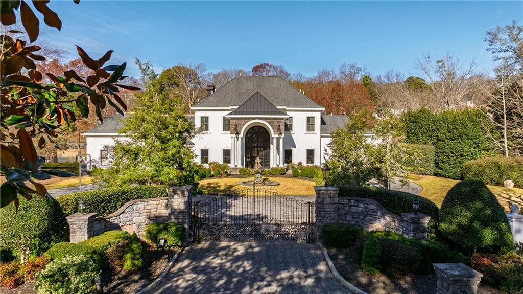 7 bedroom, 11 bathroom, 12,267 sq ft single family residence for sale at 4571 Columns Drive, Marietta, GA 30067