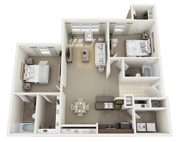 2 bedroom, 2 bathroom, 1,086 sq ft apartment for rent at 91 Somerset Club Drive 220, Cartersville, GA 30121 for $1,684 a month — photo 5