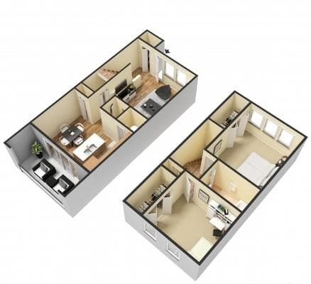 2 bedroom, 2 bathroom apartment for rent at 707 Franklin Gateway 804, Marietta, GA 30067 for $1,300 a month — photo 3