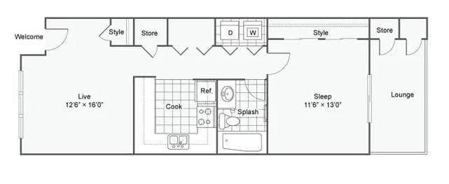1 bedroom, 1 bathroom, 700 sq ft apartment for rent at 2330 Cobb Parkway 0322, Smyrna, GA 30080 for $1,339 a month — photo 8