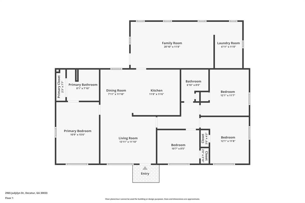 4 bedroom, 2 bathroom, 2,169 sq ft single family residence for sale at 2965 Judylyn Drive, Decatur, GA 30033 — photo 3
