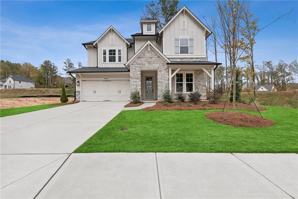 5 bedroom, 5 bathroom, 3,111 sq ft single family residence sold at 4740 Briscoe Drive, Cumming, GA 30028