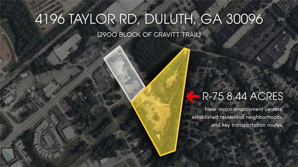 unimproved land for sale at 4196 Taylor Road, Duluth, GA 30096 — photo 2