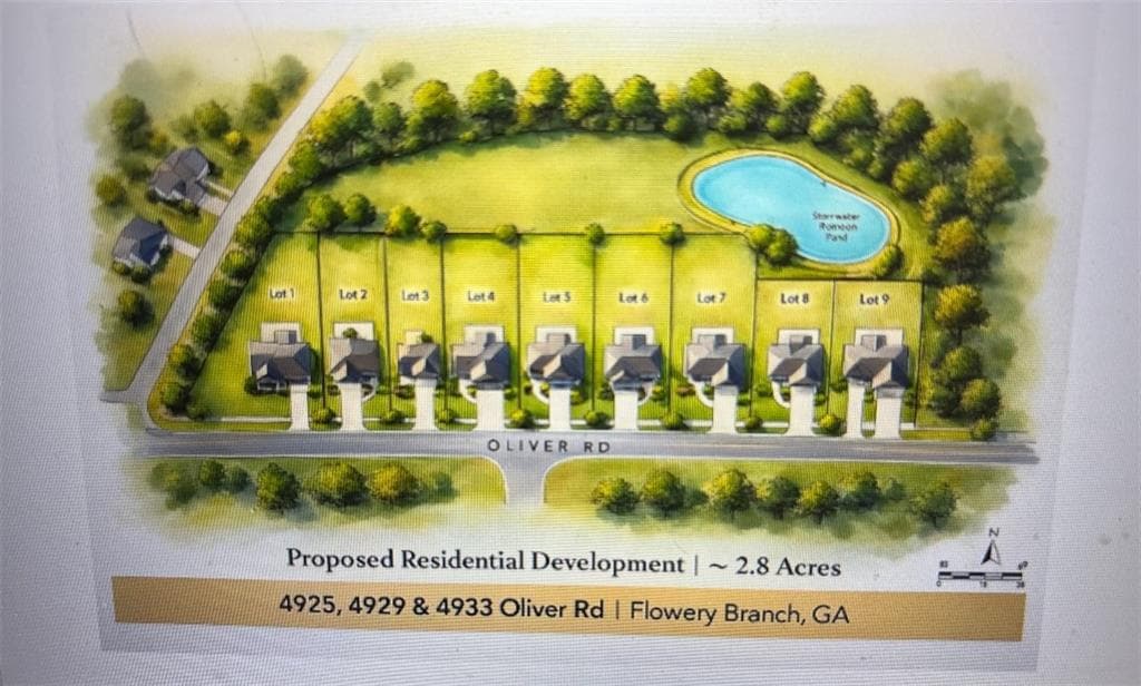 660 sq ft single family residence for sale at 4925 Oliver Road, Flowery Branch, GA 30542 — photo 2