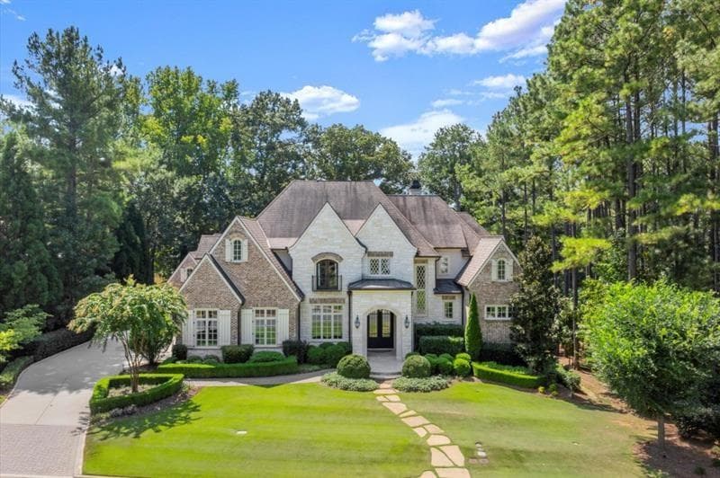 5 bedroom, 7 bathroom, 12,429 sq ft single family residence sold at 4844 Elkhorn Hill Drive, Suwanee, GA 30024