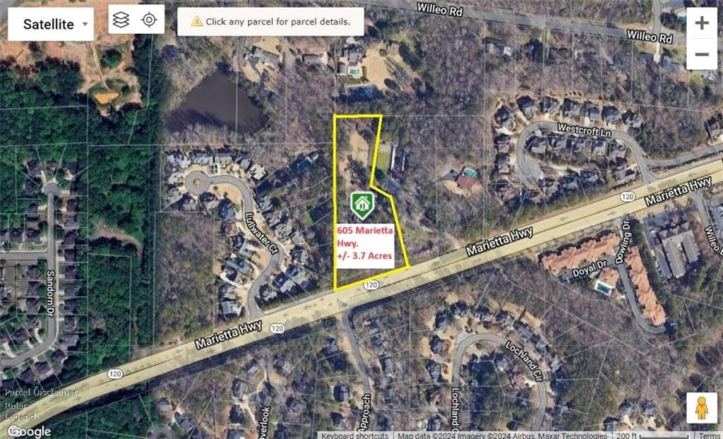 4 bedroom, 3 bathroom single family residence for sale at 605 Marietta Highway, Roswell, GA 30075 — photo 3