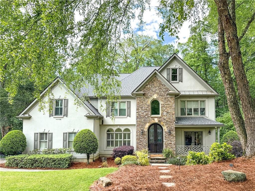 6 bedroom, 5 bathroom, 5,455 sq ft single family residence sold at 355 Hurst Bourne Lane, Johns Creek, GA 30097
