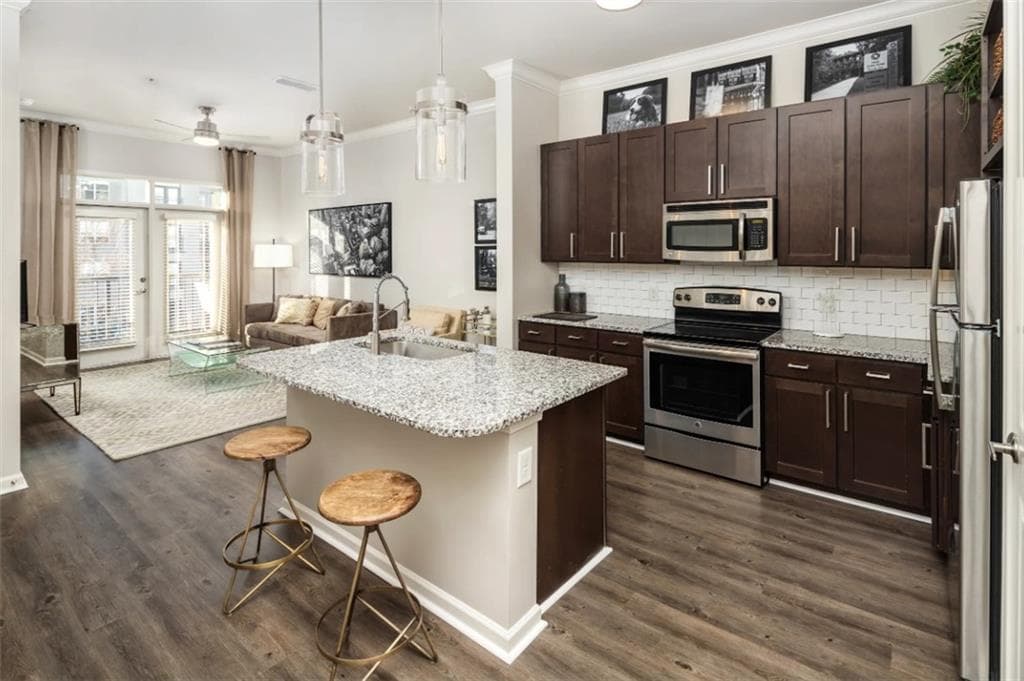 1 bedroom, 1 bathroom, 704 sq ft apartment for rent at 306 Ardmore Circle C125, Atlanta, GA 30309 for $1,767 a month — photo 1 of 28