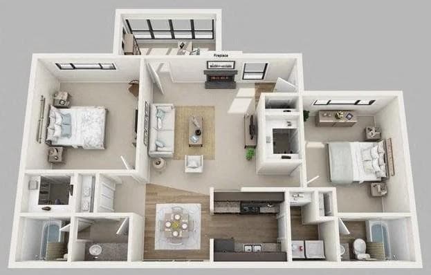 2 bedroom, 2 bathroom, 1,228 sq ft apartment for rent at 730 Franklin Gateway A05, Marietta, GA 30067 for $1,425 a month — photo 10