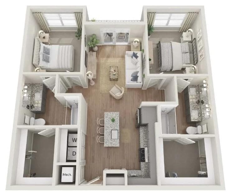 2 bedroom, 2 bathroom, 1,083 sq ft apartment for rent at 550 Webb Gin House Road 2408, Lawrenceville, GA 30045 for $1,855 a month — photo 9