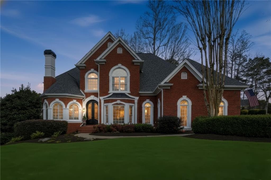 5 bedroom, 6 bathroom, 6,154 sq ft single family residence sold at 3154 Chipping Wood Court, Milton, GA 30004