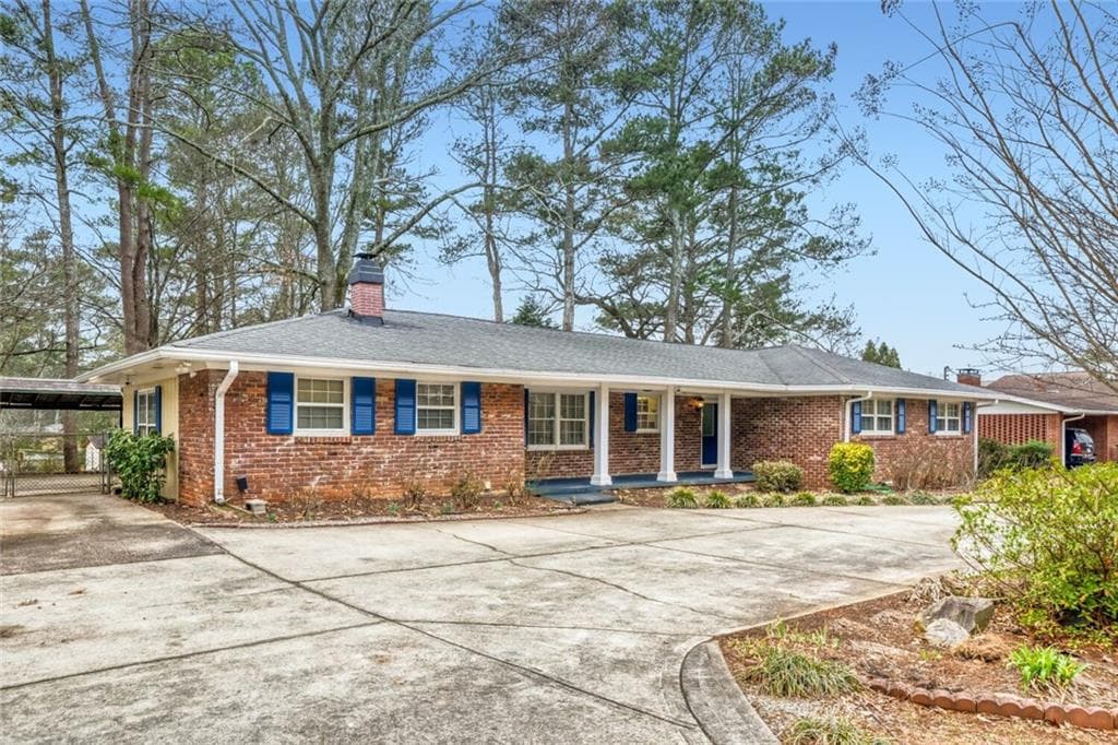 3 bedroom, 2 bathroom, 2,156 sq ft single family residence sold at 4103 Chamblee Tucker Road, Atlanta, GA 30340
