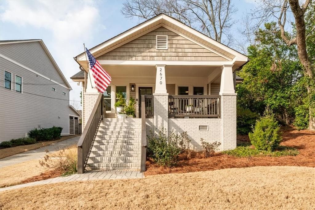 3 bedroom, 2 bathroom single family residence sold at 2670 Grady Street, Smyrna, GA 30080