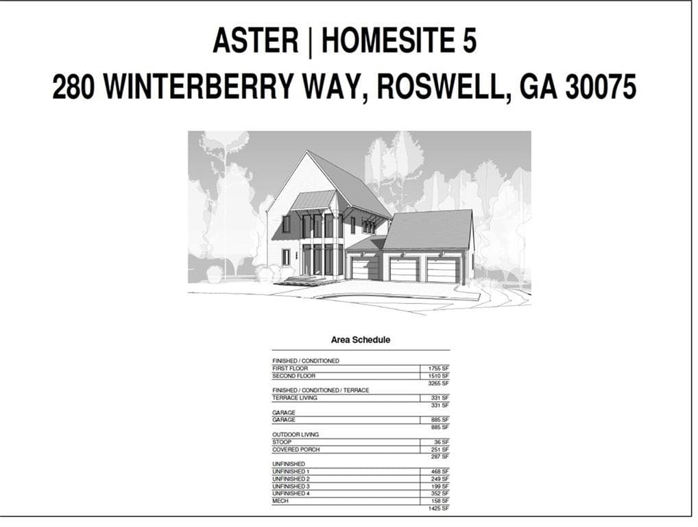 4 bedroom, 5 bathroom, 4,864 sq ft single family residence for sale at 280 Winterberry Way, Roswell, GA 30075 — photo 5