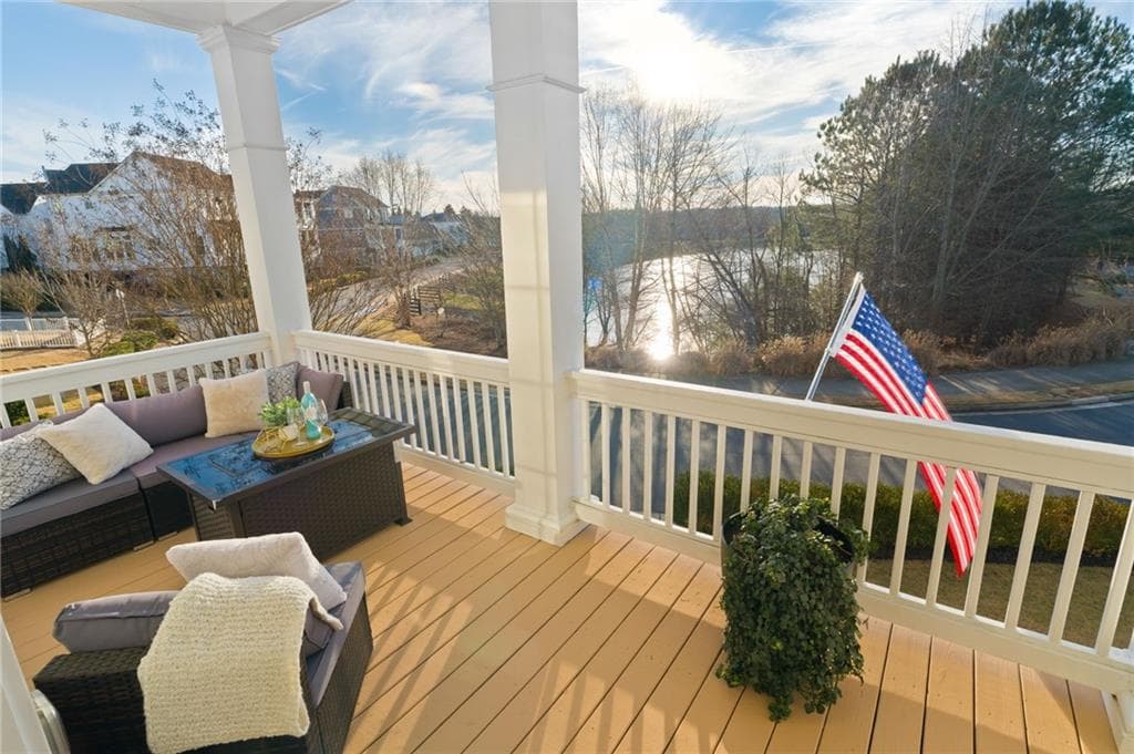 5 bedroom, 5 bathroom, 4,377 sq ft single family residence sold at 7130 Lullwater Road, Cumming, GA 30040