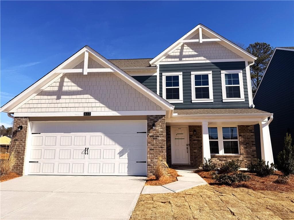 3 bedroom, 3 bathroom, 1,864 sq ft single family residence sold at 837 Crystal Lake Parkway, Hoschton, GA 30548