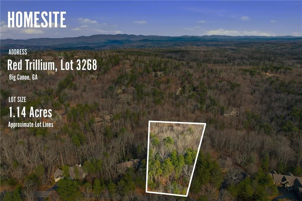 single family residence sold at 3268 Red Trillium Ridge, Big Canoe, GA 30143