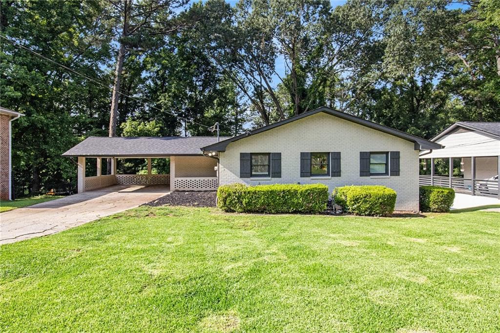 5 bedroom, 3 bathroom, 3,100 sq ft single family residence sold at 1749 W Caribaea Trail, Atlanta, GA 30316