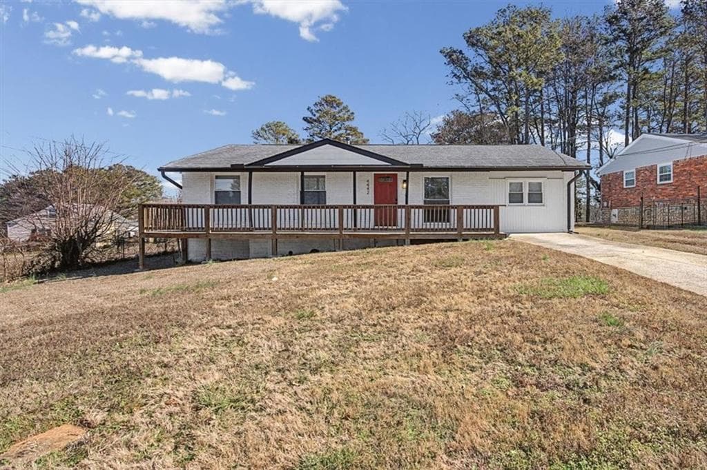 4 bedroom, 3 bathroom, 1,296 sq ft single family residence sold at 4442 Bonnie Glen Court, Conley, GA 30288