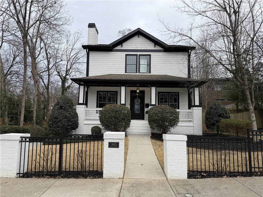 4 bedroom, 4 bathroom, 3,421 sq ft single family residence sold at 343 Sterling Street, Atlanta, GA 30307