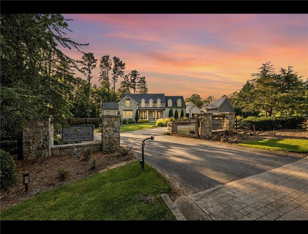 8 bedroom, 8 bathroom, 9,534 sq ft single family residence sold at 1530 Redd Road, Milton, GA 30004