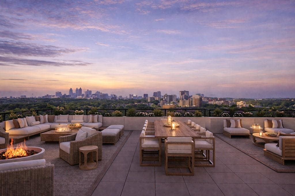 3 bedroom, 4 bathroom, 2,985 sq ft condominium for sale at 2425 Peachtree Road 1505, Atlanta, GA 30305 — photo 2