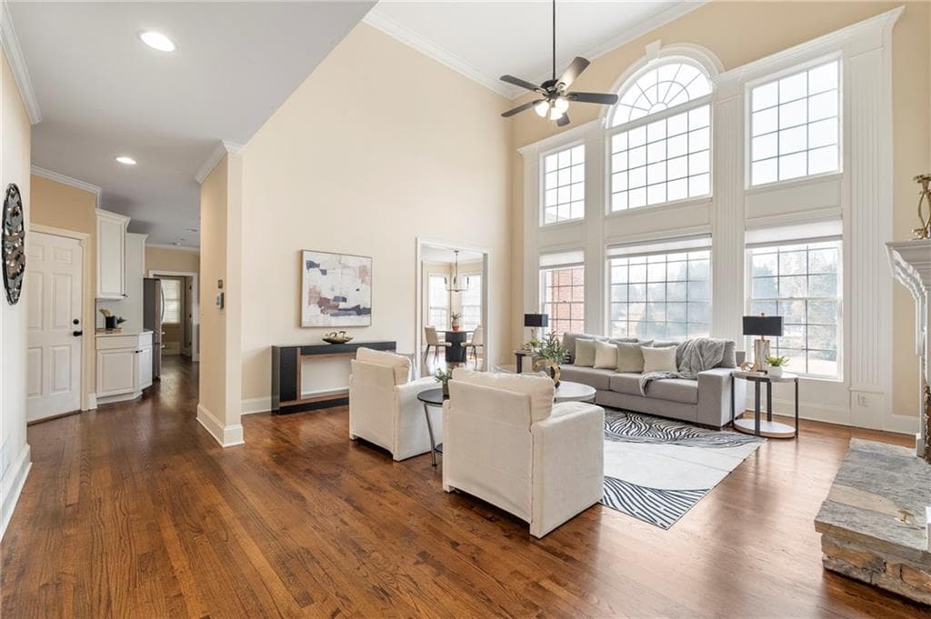 6 bedroom, 5 bathroom, 5,836 sq ft single family residence sold at 870 Longstone Landing, Alpharetta, GA 30022