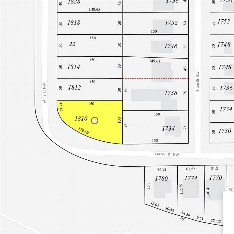 unimproved land for sale at 1810 Alma Street, Atlanta, GA 30318 — photo 1 of 4