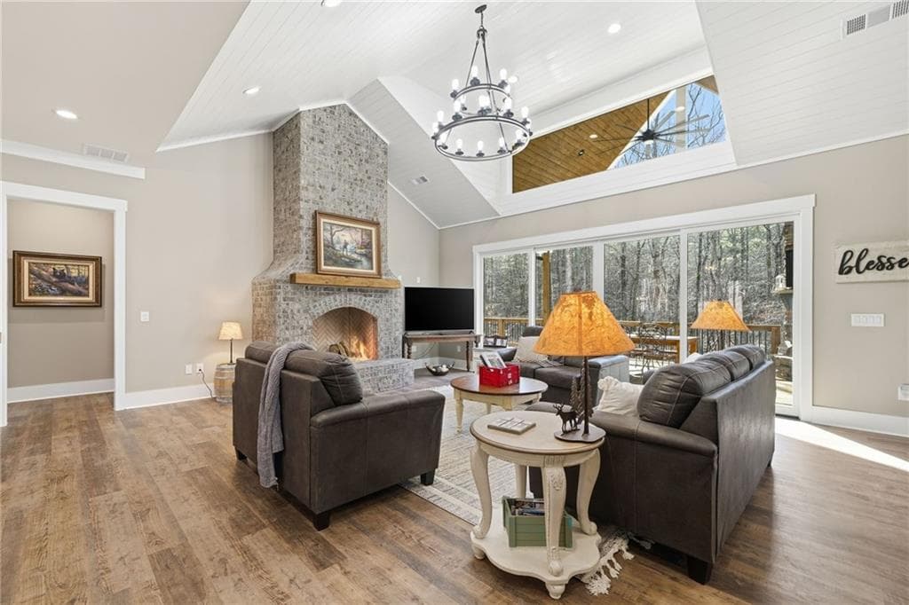 5 bedroom, 5 bathroom, 6,118 sq ft single family residence under contract at 1785 Hubbard Road, Dawsonville, GA 30534 — photo 5