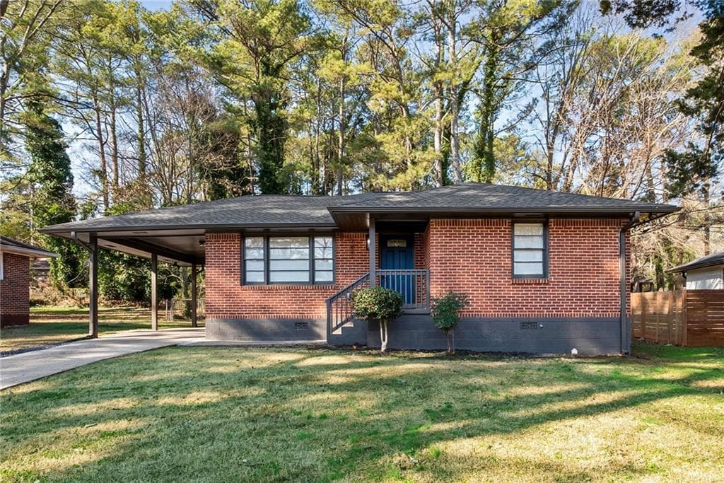 3 bedroom, 2 bathroom, 1,140 sq ft single family residence sold at 1881 Derrill Drive, Decatur, GA 30032
