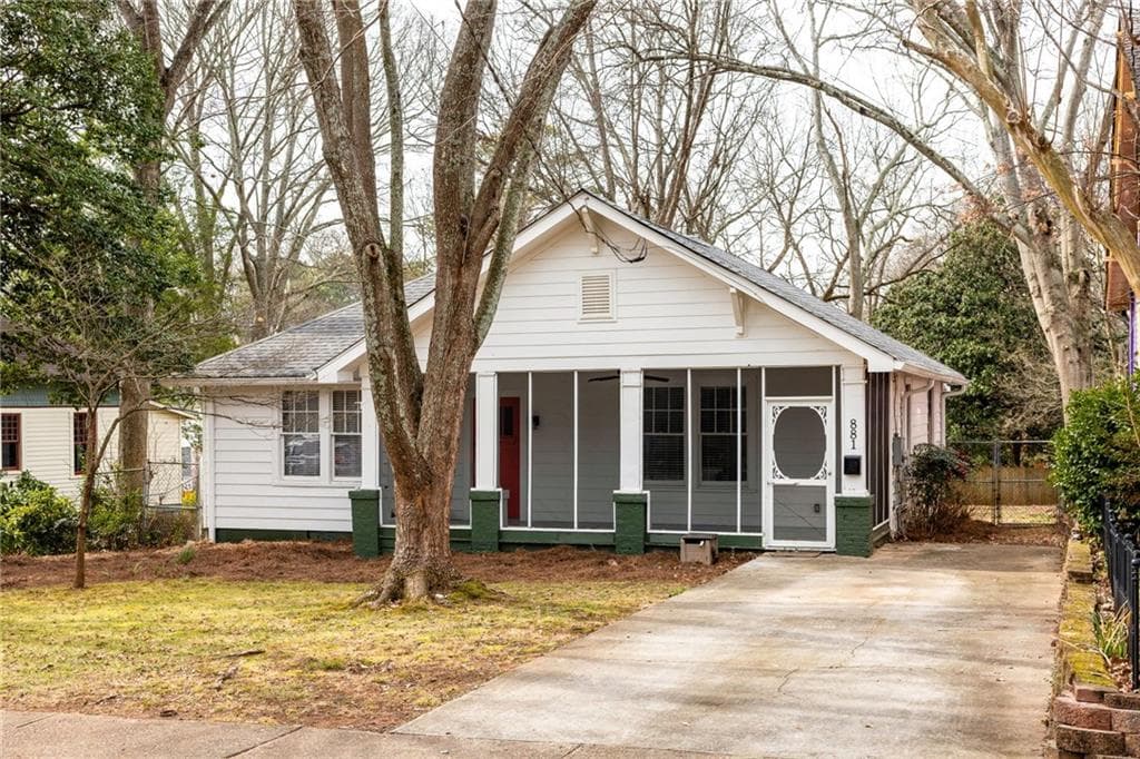 3 bedroom, 2 bathroom, 1,545 sq ft single family residence sold at 881 Woodland Avenue, Atlanta, GA 30316