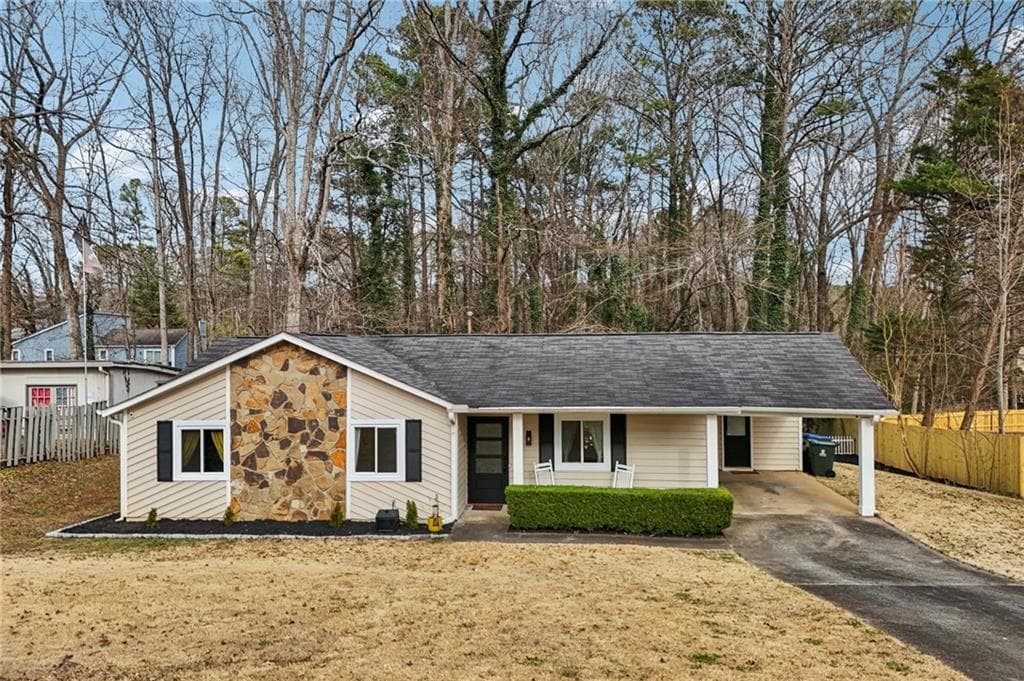 3 bedroom, 2 bathroom, 1,200 sq ft single family residence sold at 3356 Stonewall Drive, Kennesaw, GA 30152